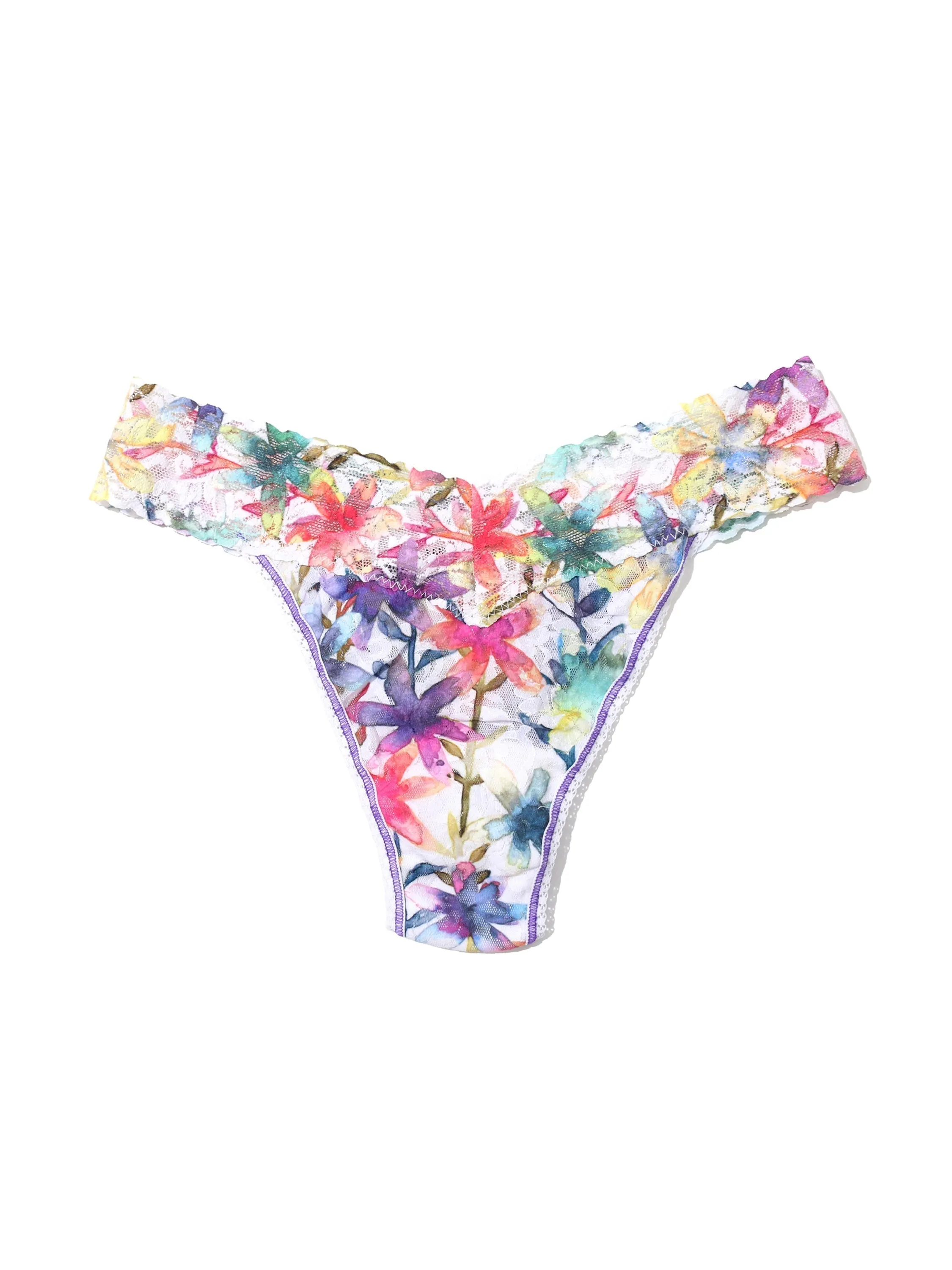 Printed Signature Lace Original Rise Thong Still Blooming Sale sold by Hanky Panky product image thumbnail 3