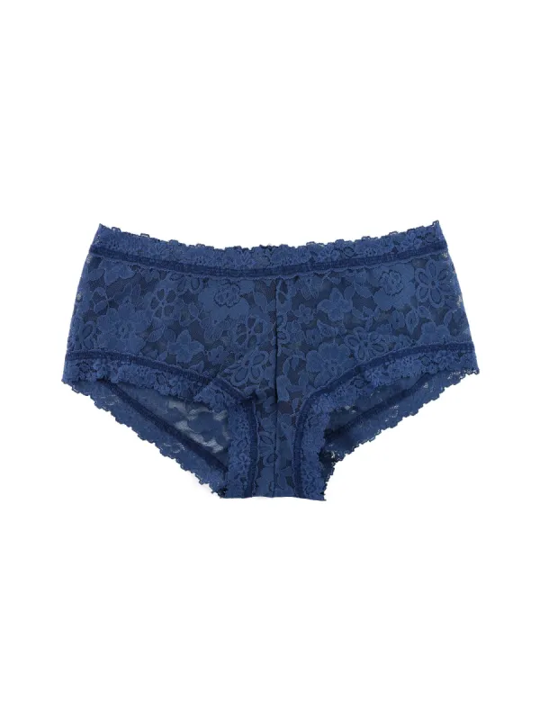 Daily Lace™ Boyshort Nightshade Blue Sale sold by Hanky Panky