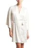 Satin Sleep Robe Light Ivory Sale sold by Hanky Panky