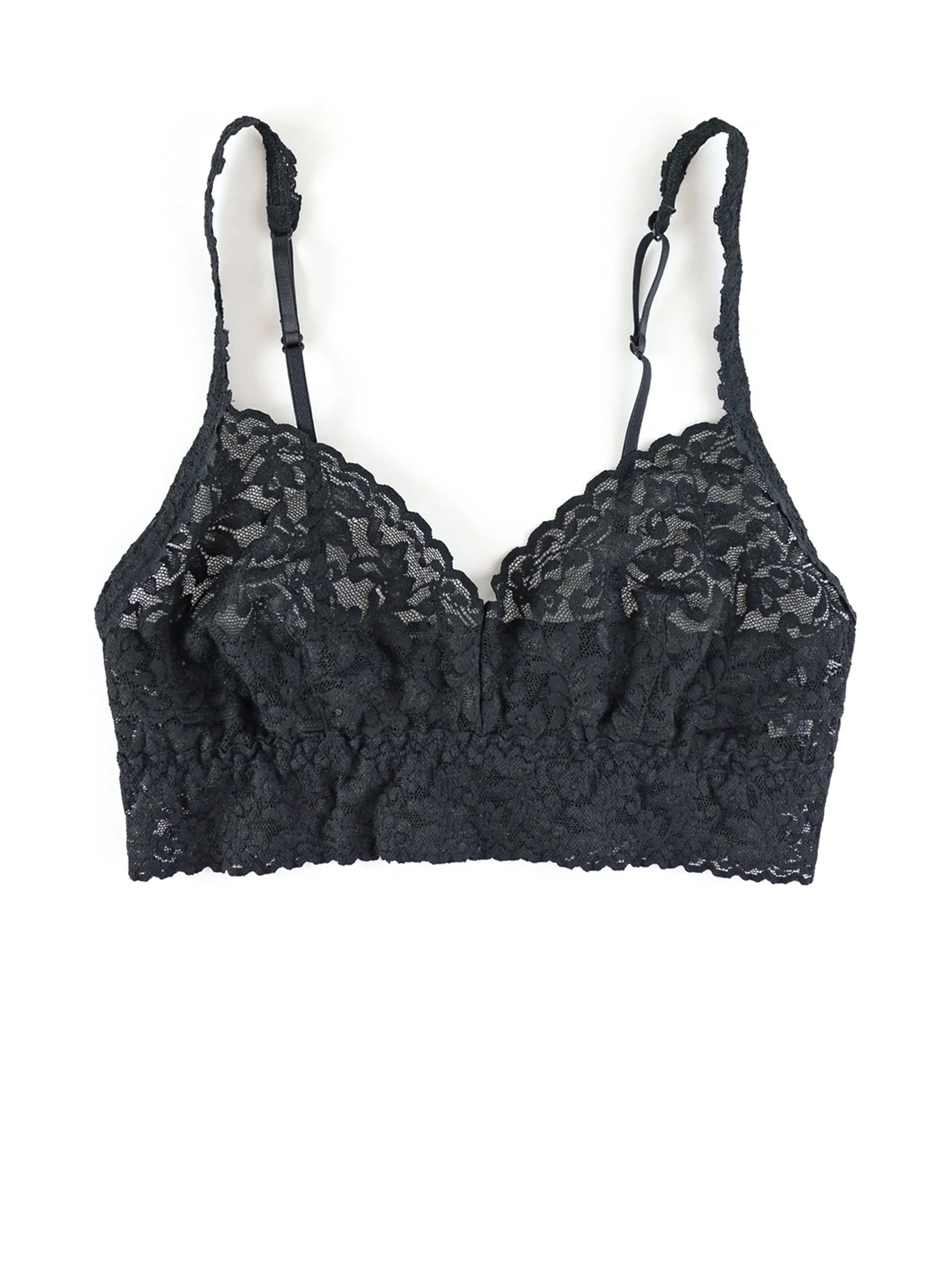 V-Neck Retro Lace Bralette Black sold by Hanky Panky product image thumbnail 3