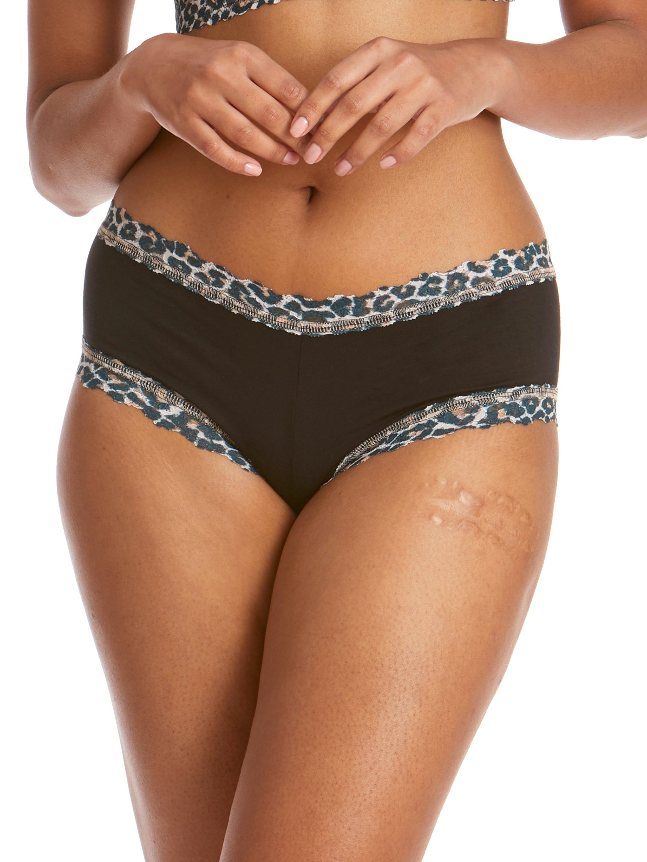 Supima® Cotton Boyshort with Contrast Trim Sale sold by Hanky Panky product image thumbnail 7