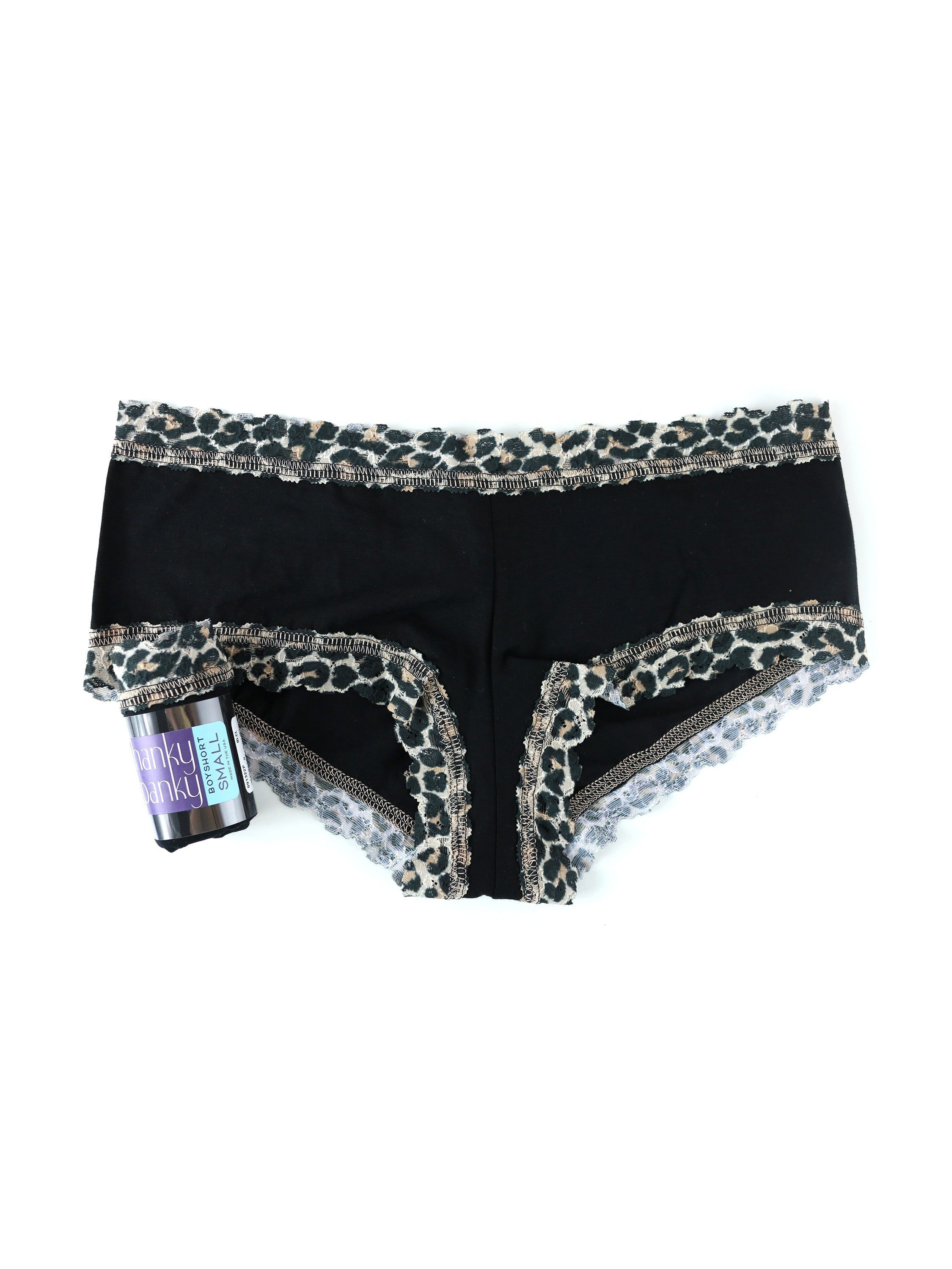 Supima® Cotton Boyshort with Contrast Trim Sale sold by Hanky Panky product image thumbnail 9