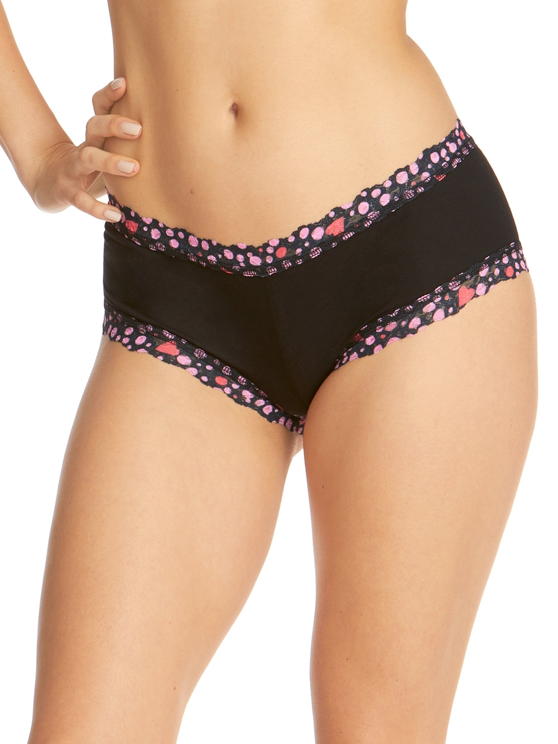 Supima® Cotton Boyshort with Contrast Trim Sale sold by Hanky Panky product image thumbnail 4