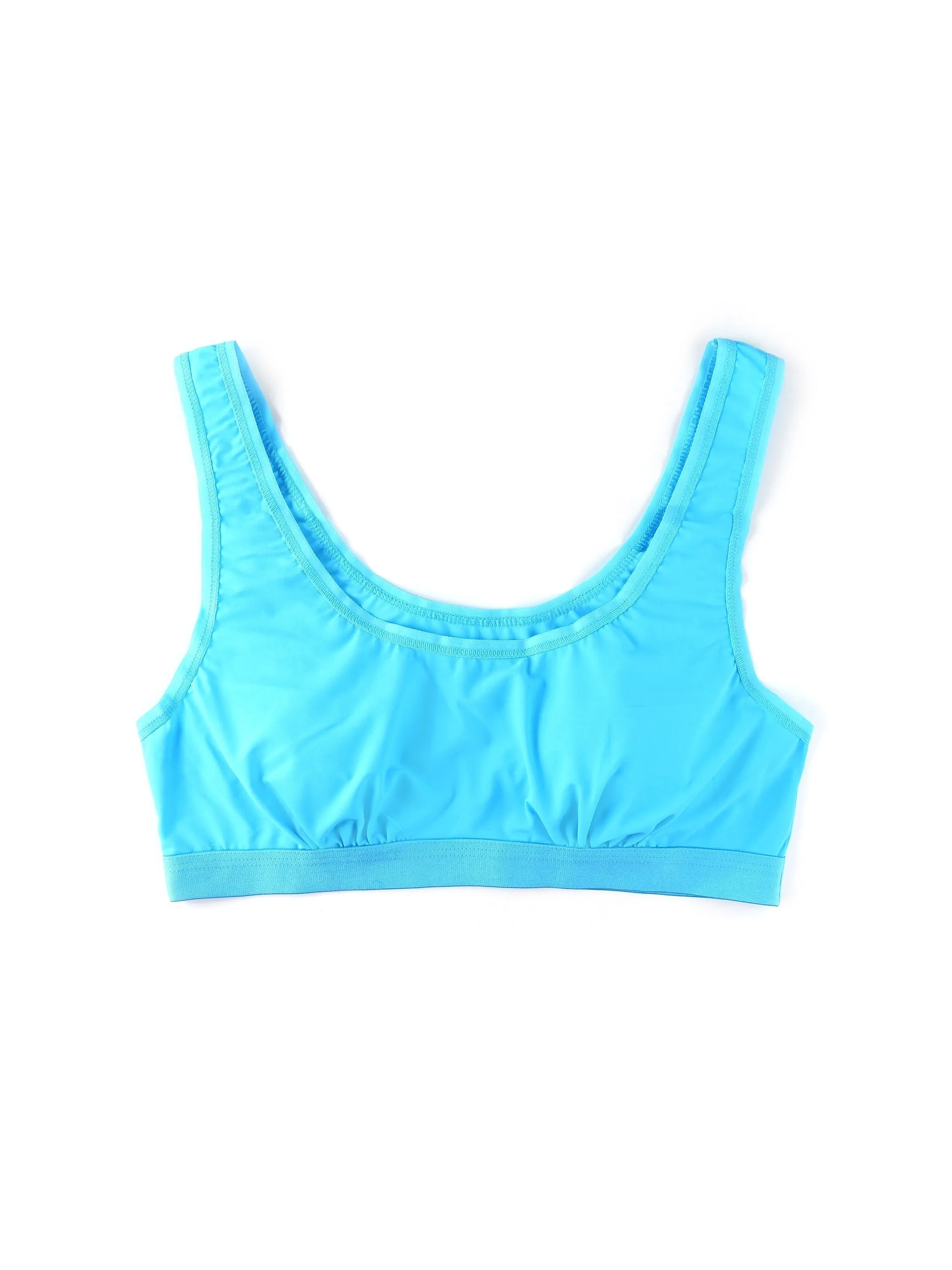 BreatheSoft™ Scoopneck Bralette Exclusive Pacific Blue sold by Hanky Panky