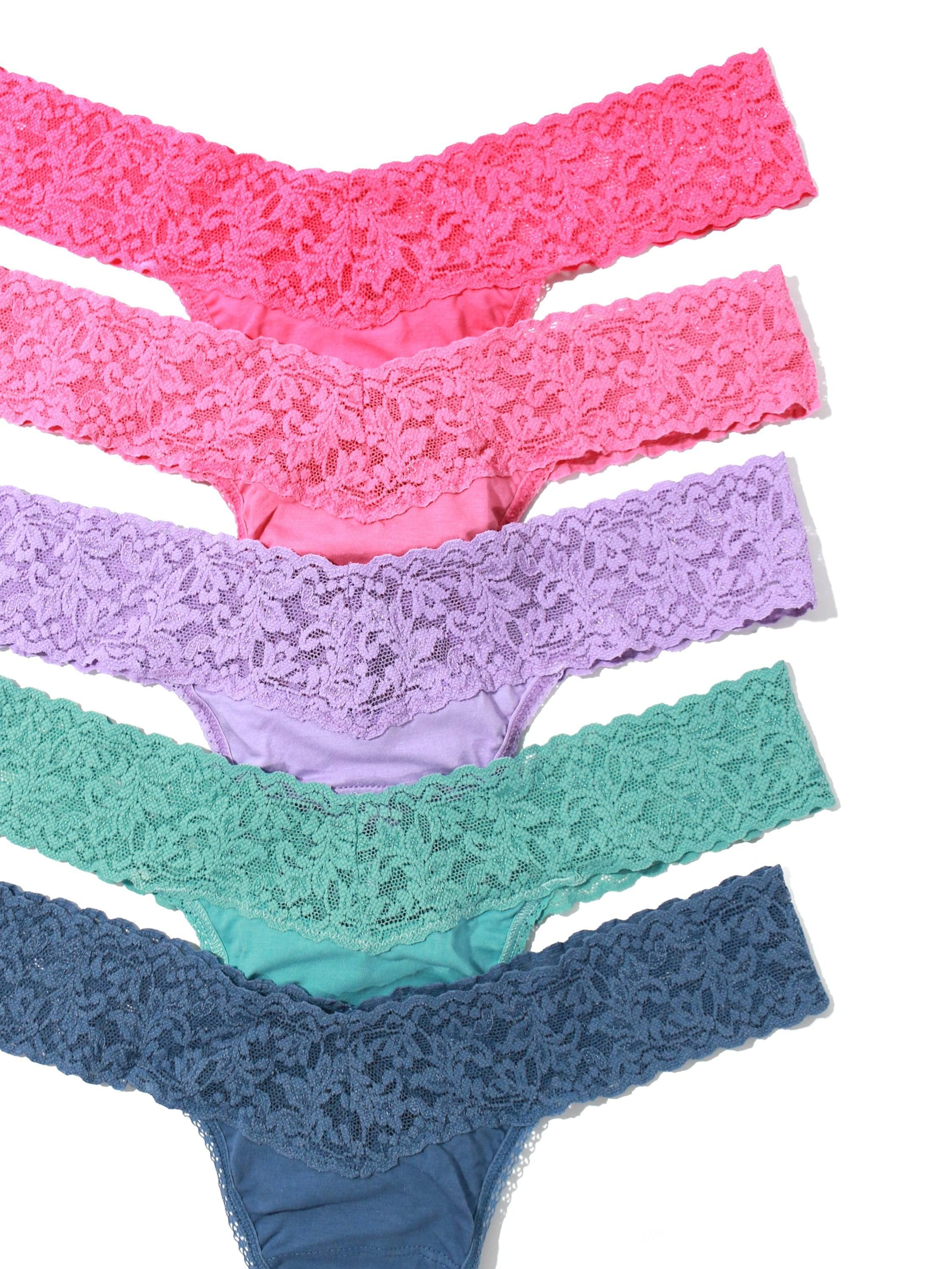 Holiday Cotton 5 Pack Low Rise Thongs Sale sold by Hanky Panky product image thumbnail 2