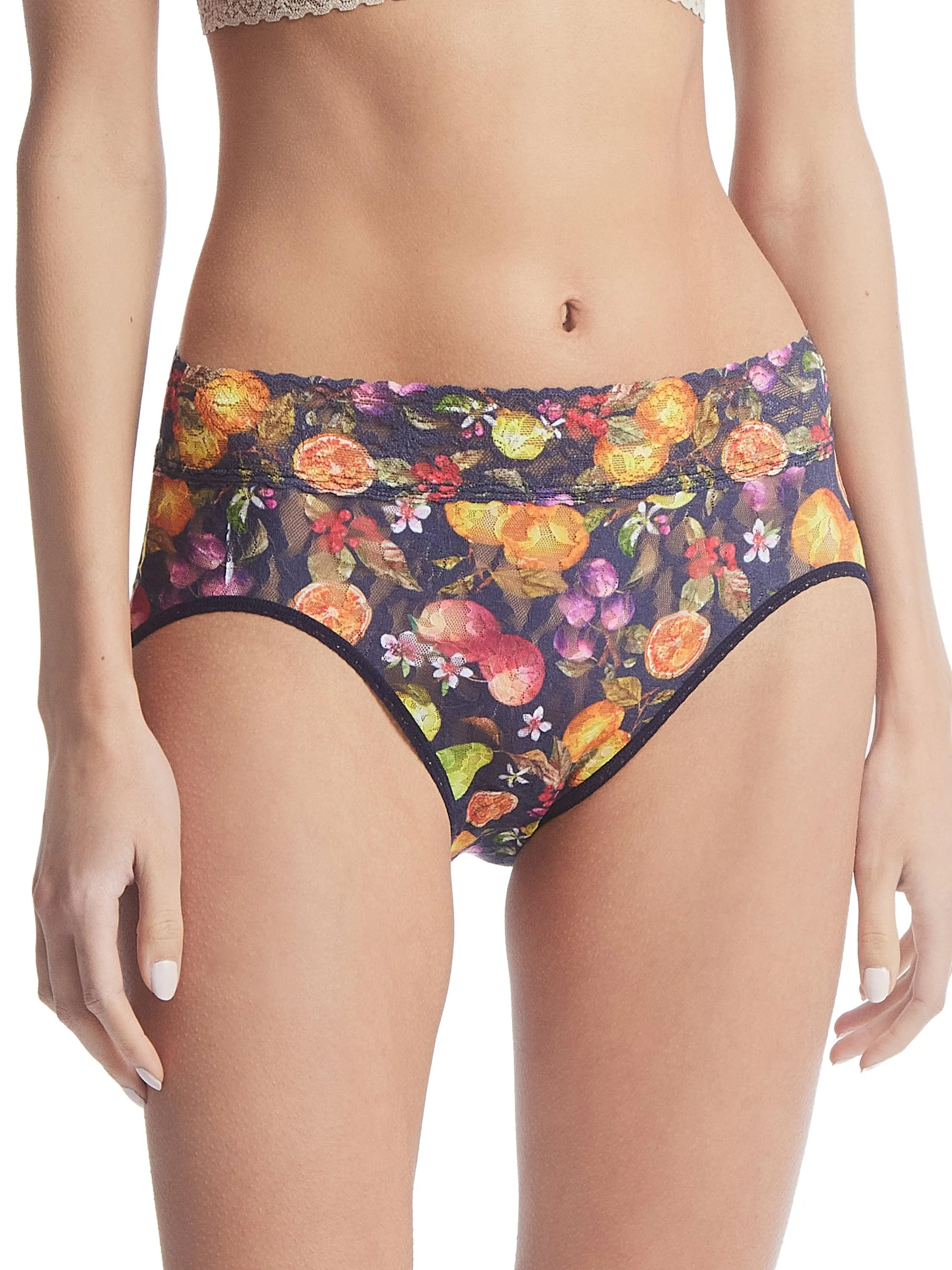 Printed Signature Lace French Brief Picnic For One Sale sold by Hanky Panky