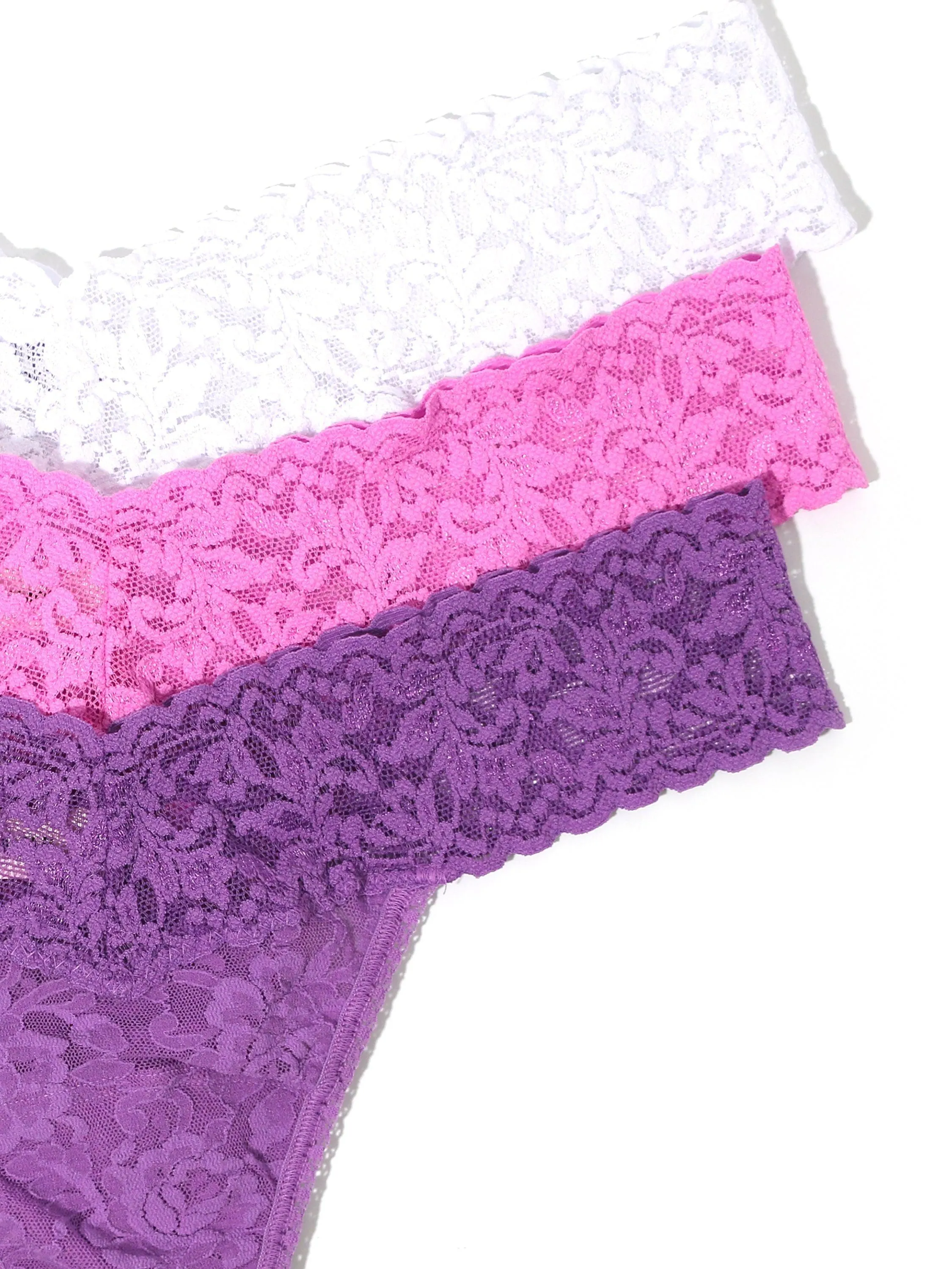 Valentine's Day 3 Pack Low Rise Thongs sold by Hanky Panky product image thumbnail 2