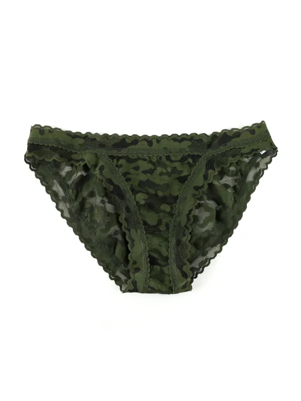 Camo Lace Brazilian Bikini Woodland Green Sale made by Hanky Panky