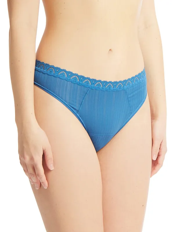 MellowLuxe™ Low Rise Thong Storm Cloud Blue Sale sold by Hanky Panky