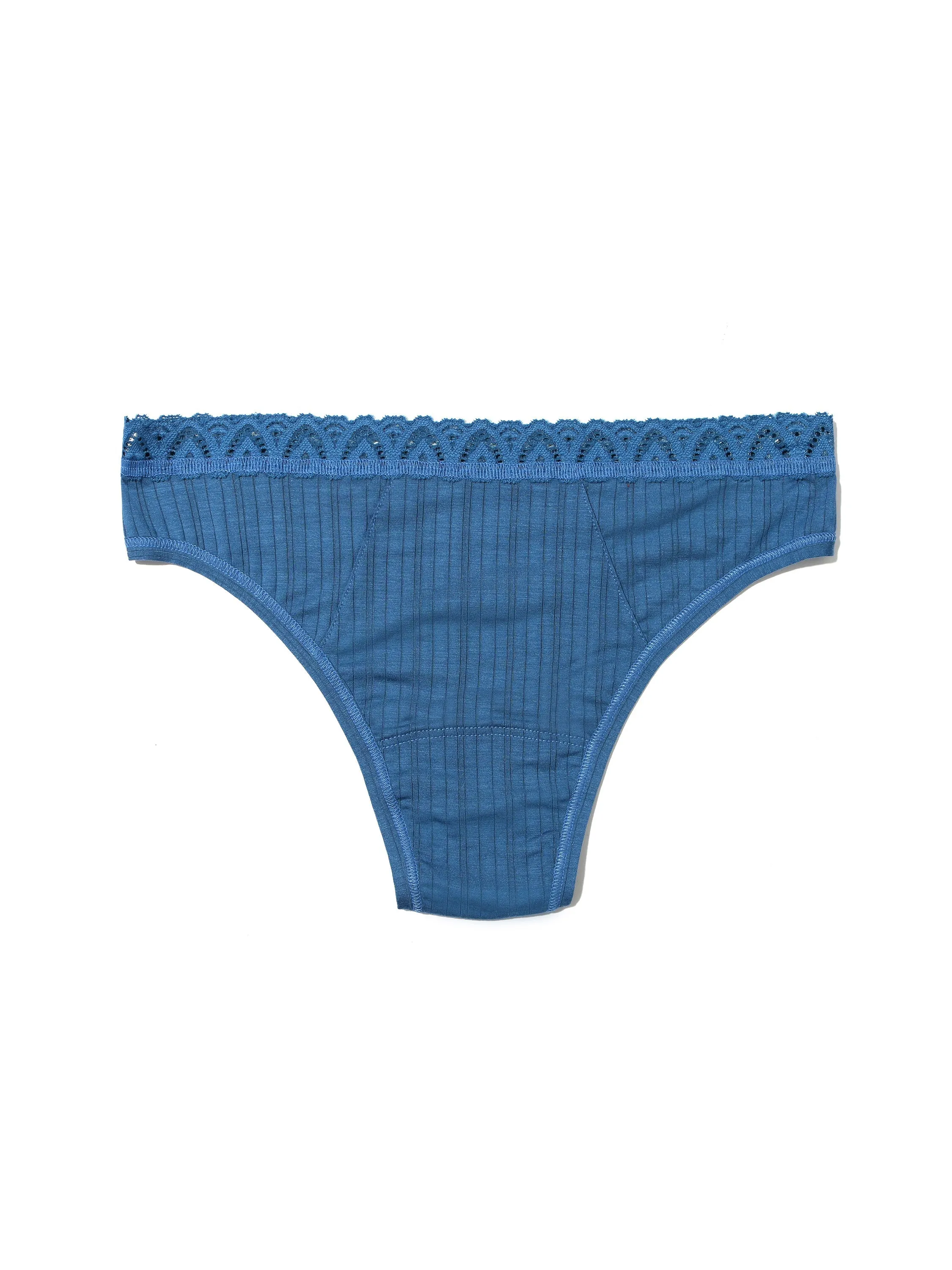 MellowLuxe™ Low Rise Thong Storm Cloud Blue Sale sold by Hanky Panky product image thumbnail 3