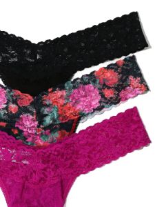 3 Pack Low Rise Thongs Exclusive Sale sold by Hanky Panky