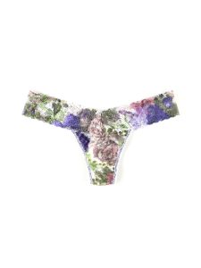 Printed Signature Lace Low Rise Thong sold by Hanky Panky