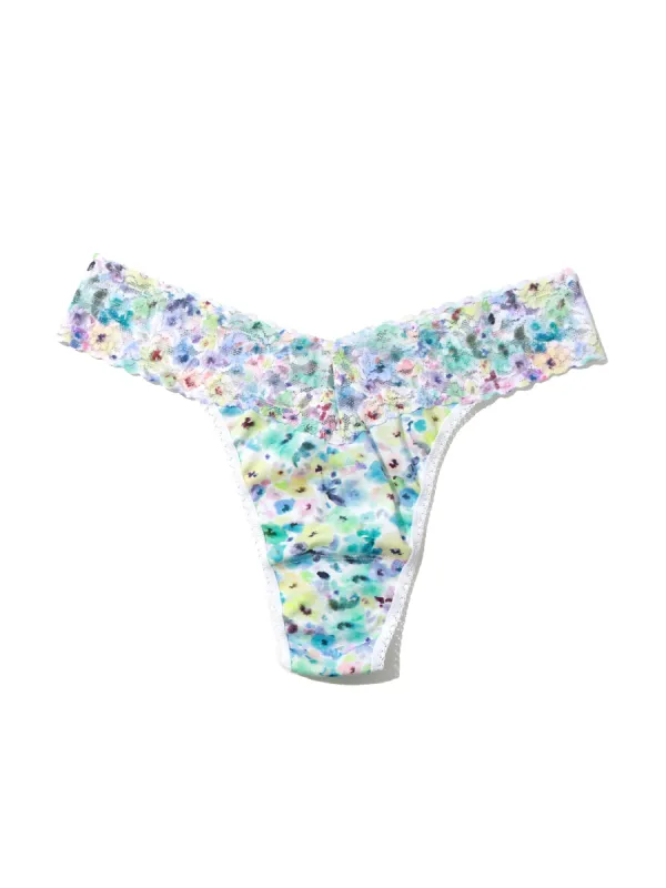 Supima Cotton Printed Original Rise Thong Wishful Thinking Sale sold by Hanky Panky