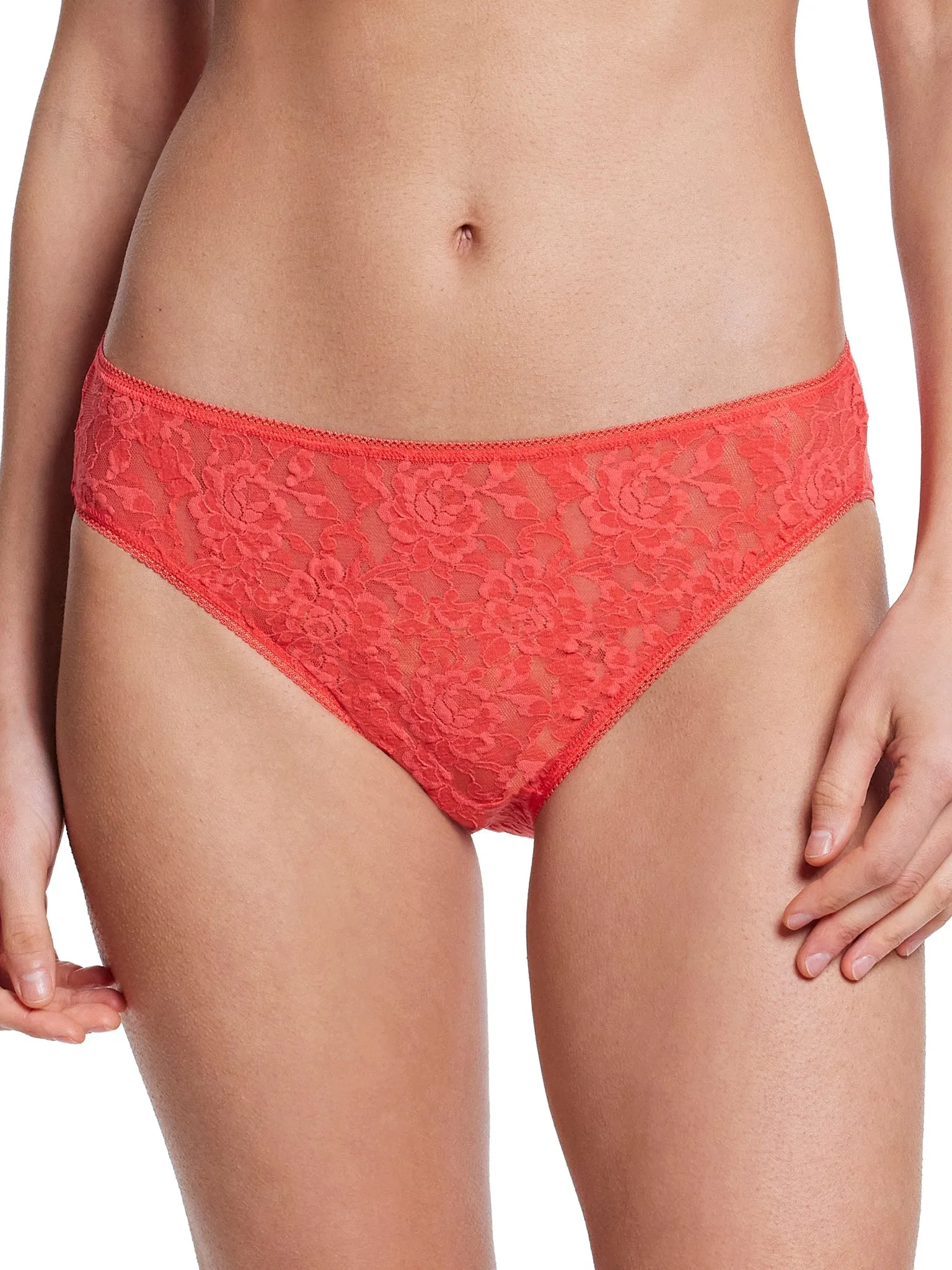 Signature Lace Bikini Hibiscus Bloom Pink Sale sold by Hanky Panky