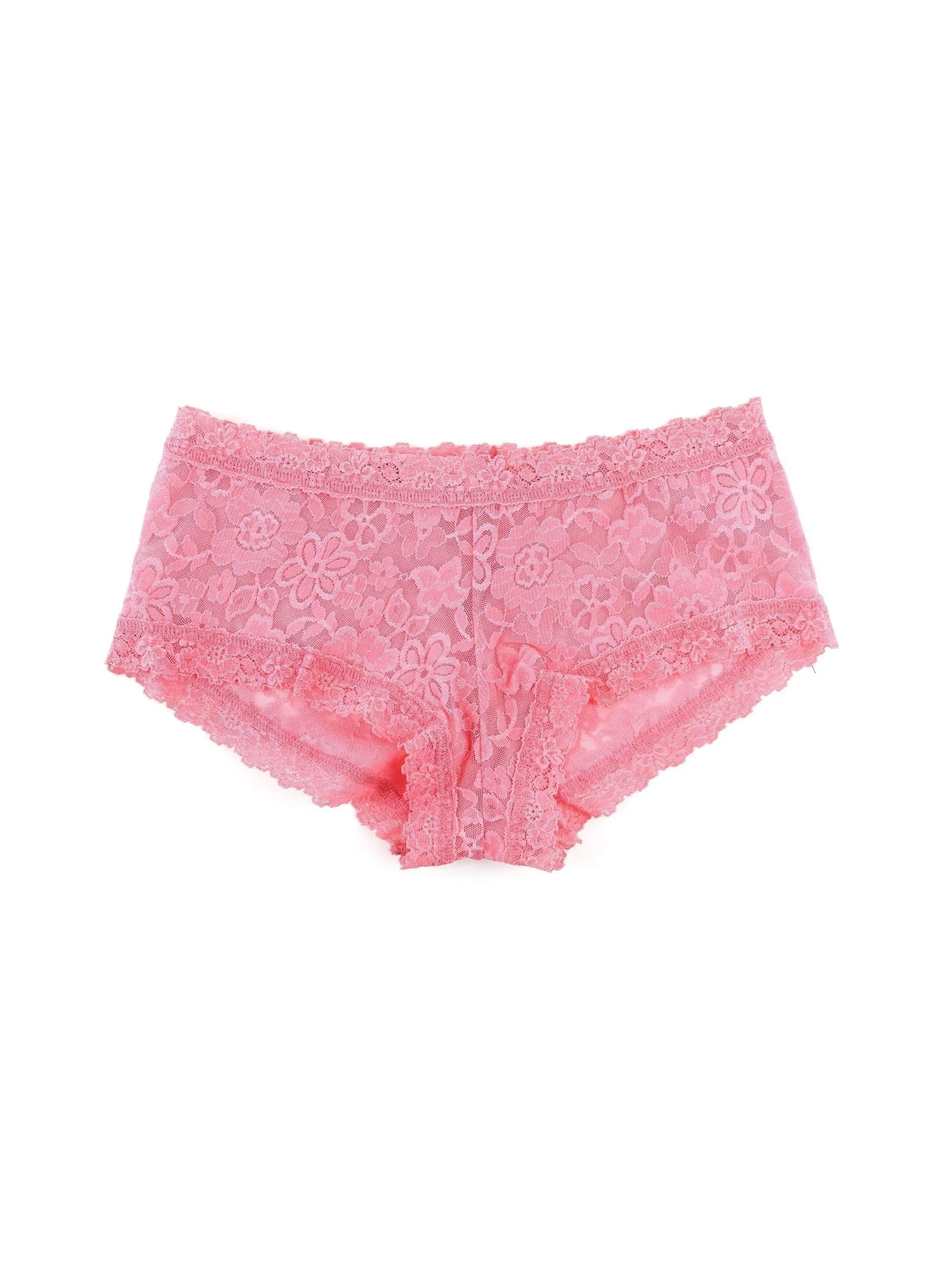 Daily Lace™ Boyshort Dahlia Pink Boxed Sale sold by Hanky Panky