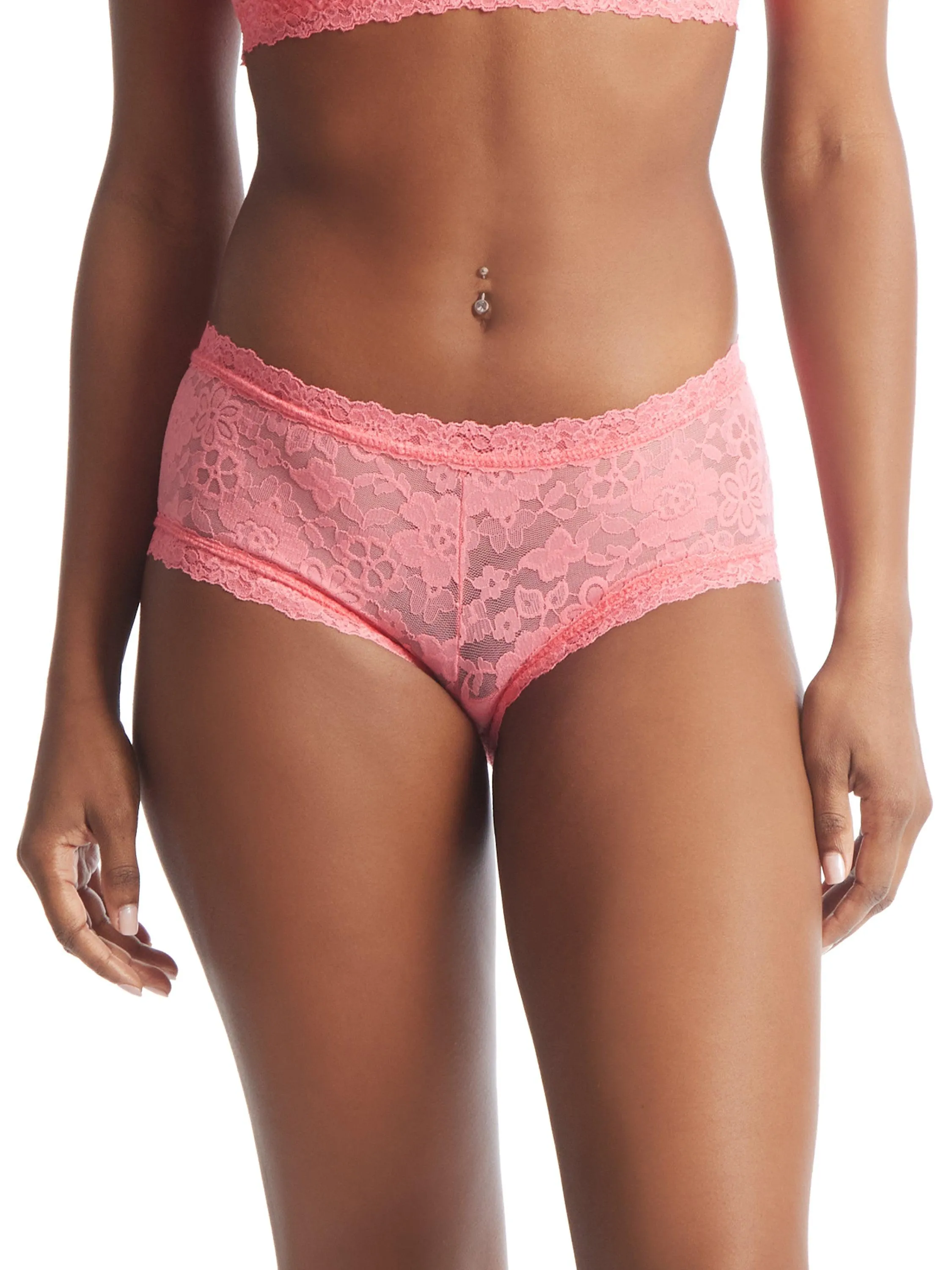 Daily Lace™ Boyshort Dahlia Pink Boxed Sale sold by Hanky Panky product image thumbnail 2