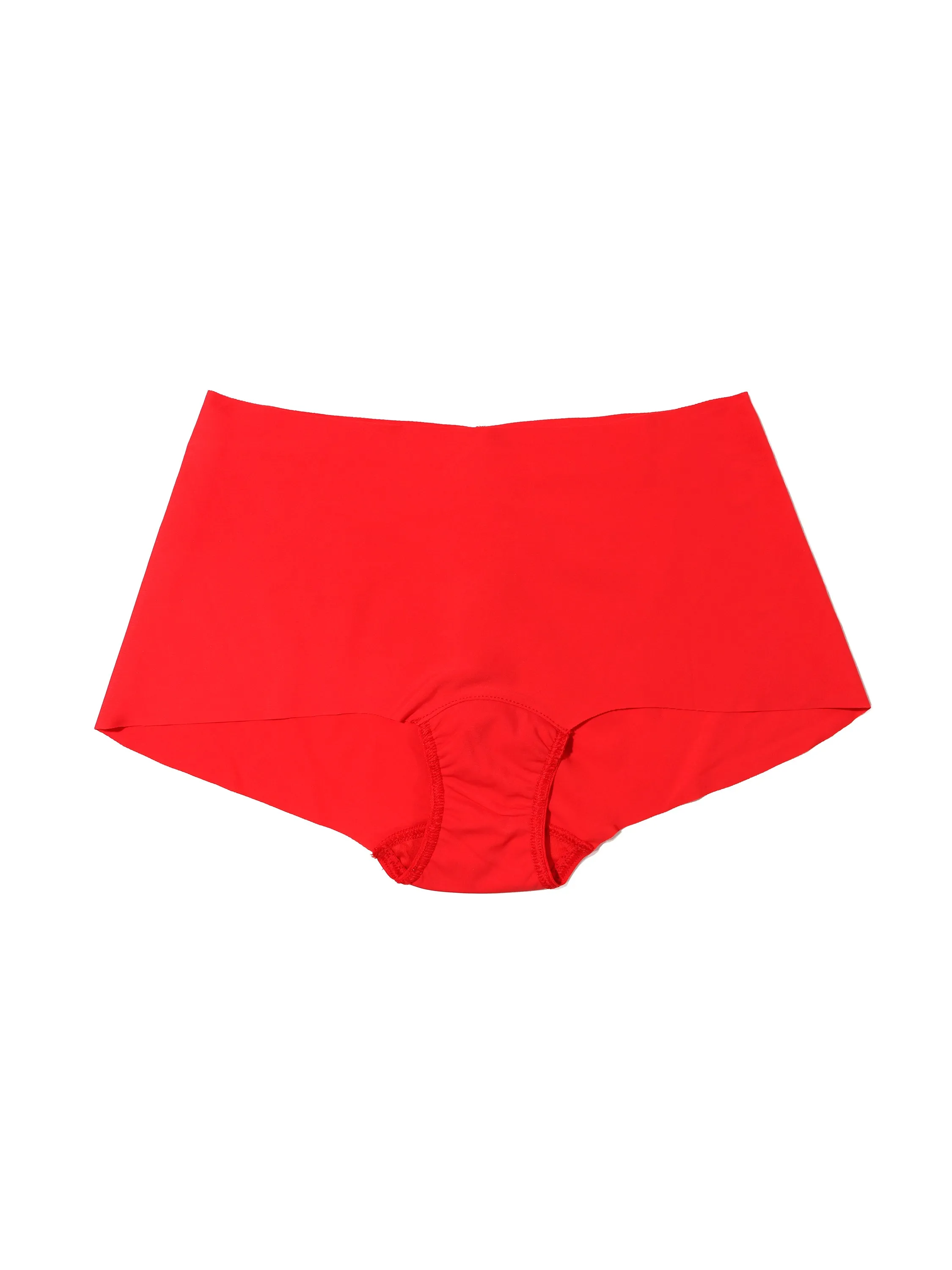 BreatheSoft® Boyshort Sleigh Queen Red sold by Hanky Panky