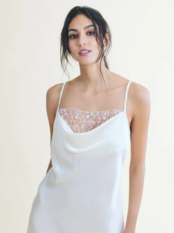 Atelier Bridal Cowl Neck Chemise sold by Hanky Panky