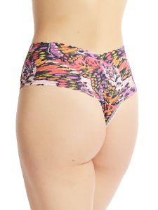 Printed Daily Lace™ Retro Thong Warm Breeze Sale sold by Hanky Panky