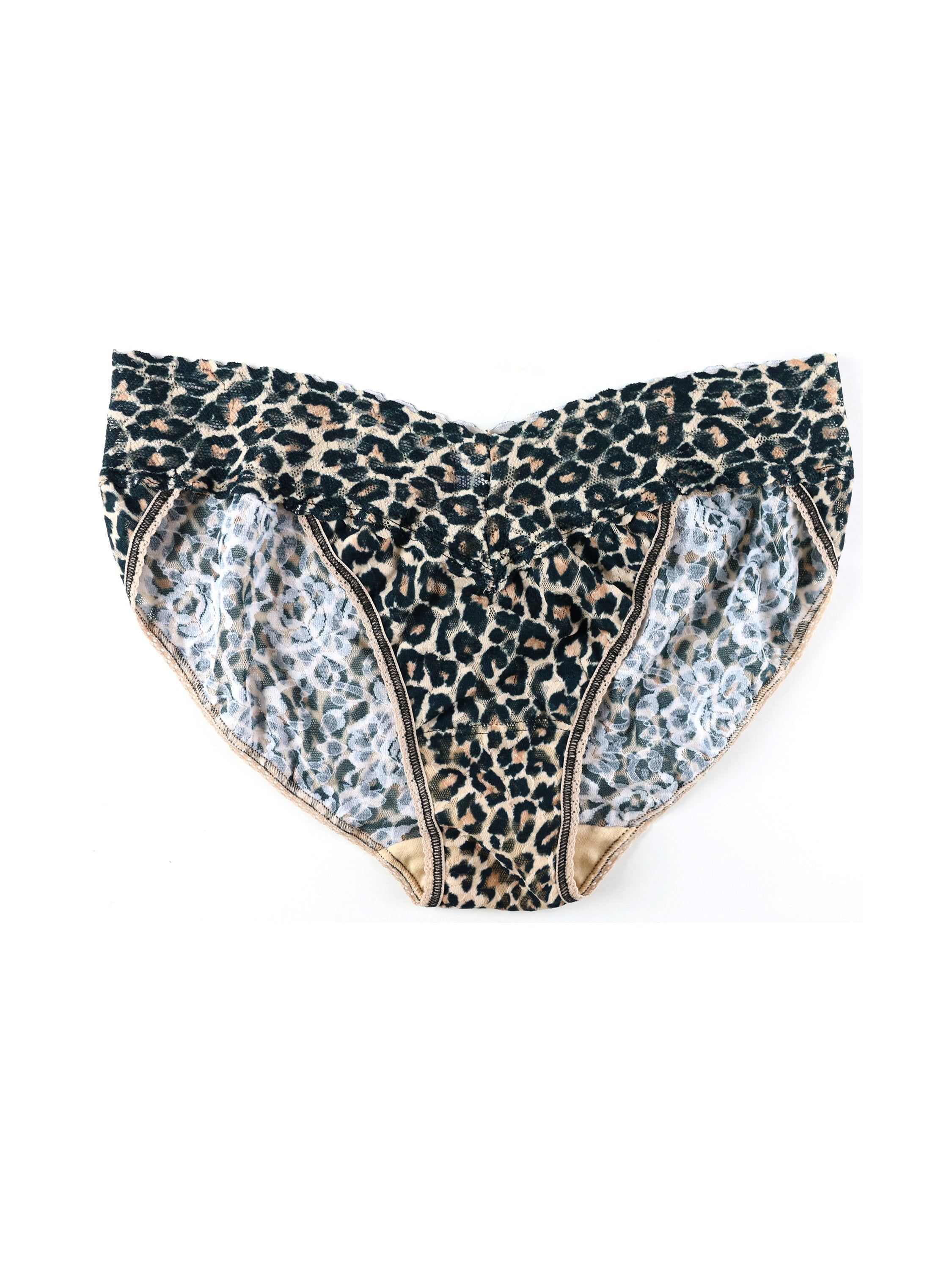 Printed Signature Lace V-Kini sold by Hanky Panky