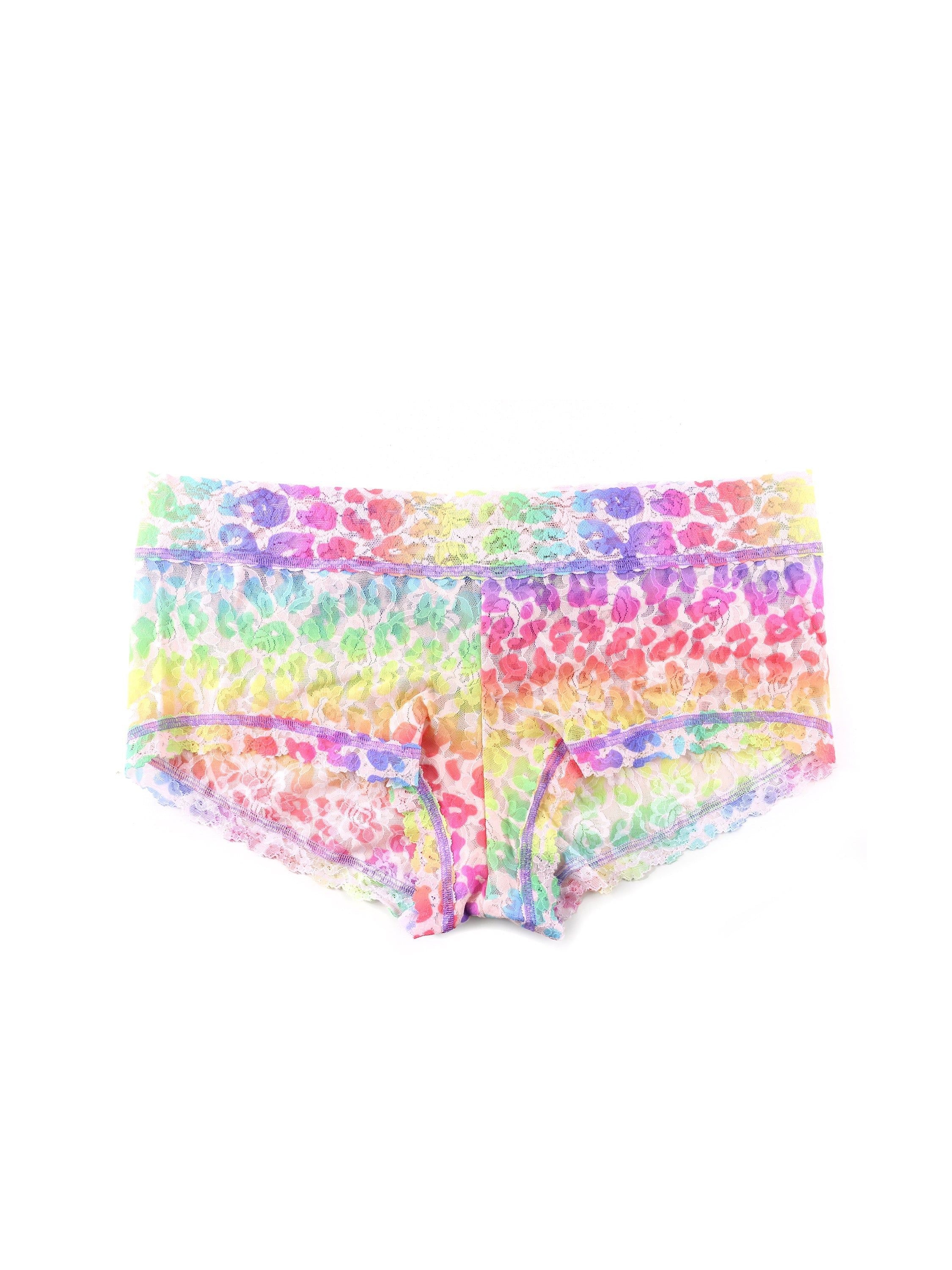 Plus Size Printed Signature Lace Boyshort Sale sold by Hanky Panky