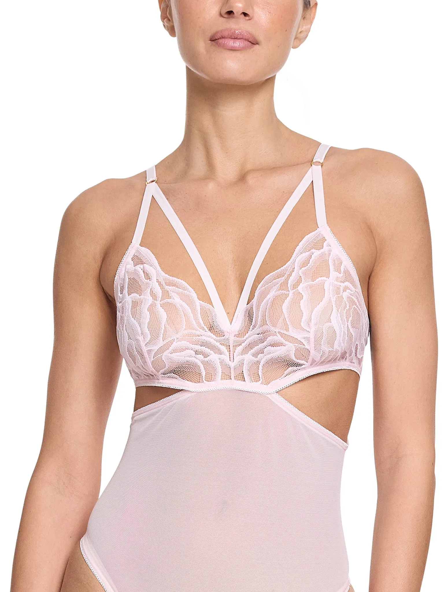 Silhouette Floral Cut Out Teddy Vie En Rose Sale sold by Hanky Panky product image thumbnail 3