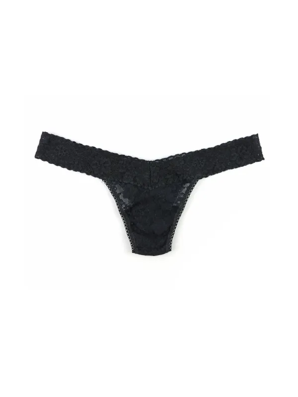 Daily Lace™ Low Rise Thong Black Sale sold by Hanky Panky