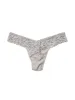 Signature Lace® Low Rise Thong Sleep In Grey Sale sold by Hanky Panky