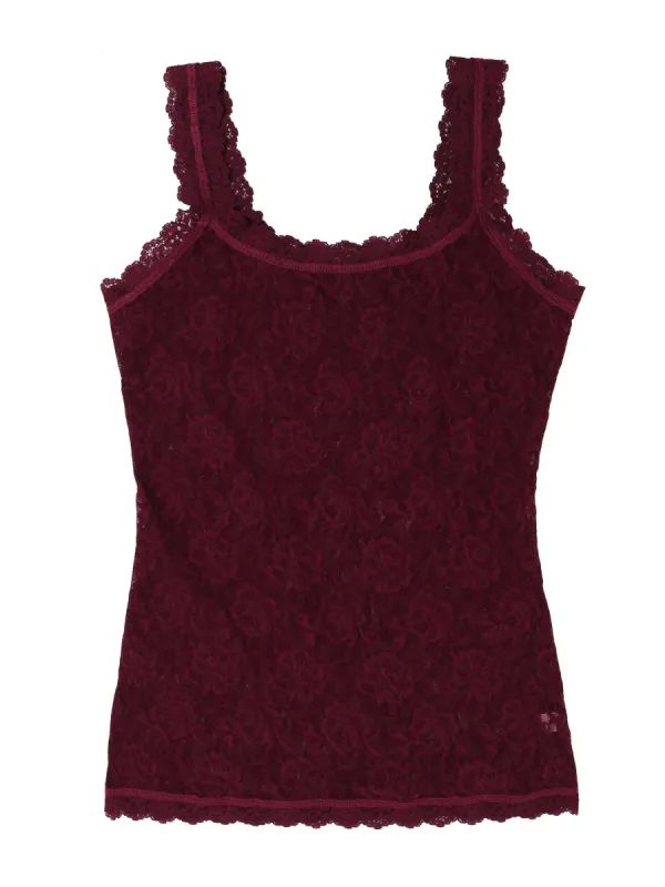 Signature Lace Classic Cami Dried Cherry Red Sale sold by Hanky Panky