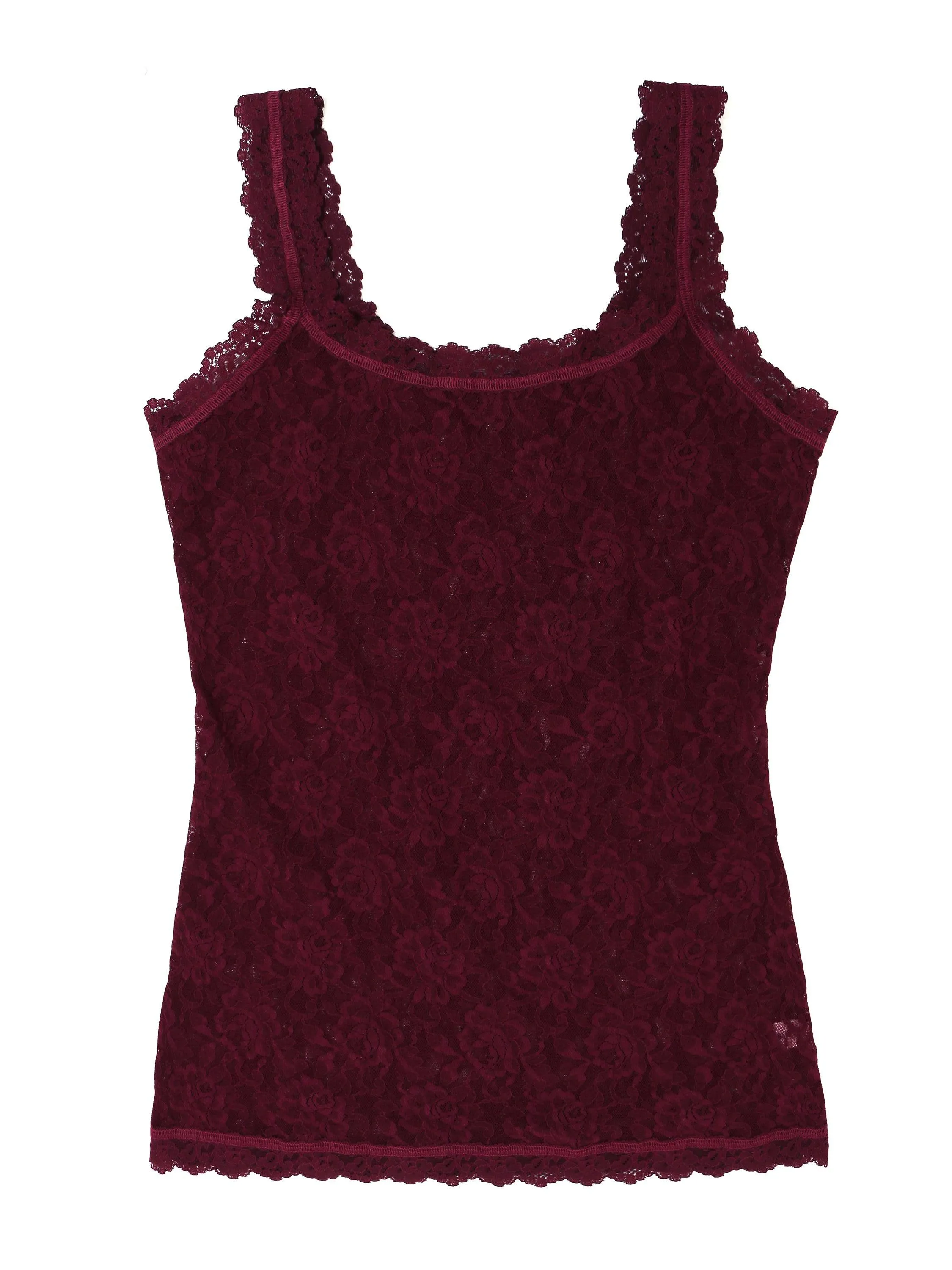 Signature Lace Classic Cami Dried Cherry Red Sale sold by Hanky Panky