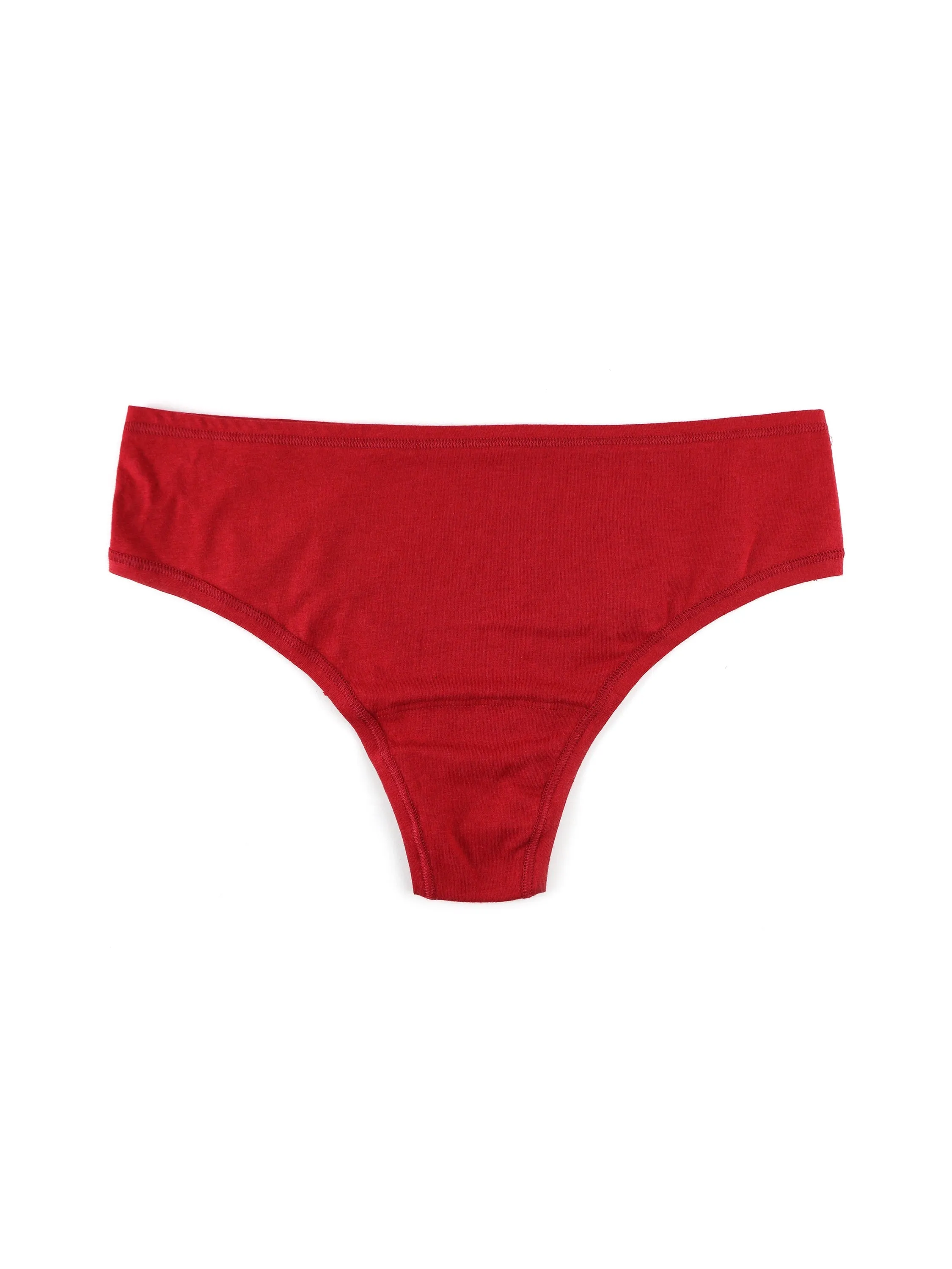PlayStretch™ Natural Rise Thong Cayenne Red sold by Hanky Panky