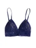 Signature Lace® Padded Triangle Bralette Navy sold by Hanky Panky