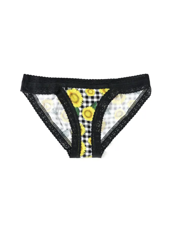 DreamEase™ Printed Brazilian Bikini Fields of Gold Sale sold by Hanky Panky