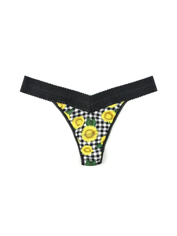 Plus Size Printed DreamEase™ Thong  Fields of Gold Exclusive Sale sold by Hanky Panky