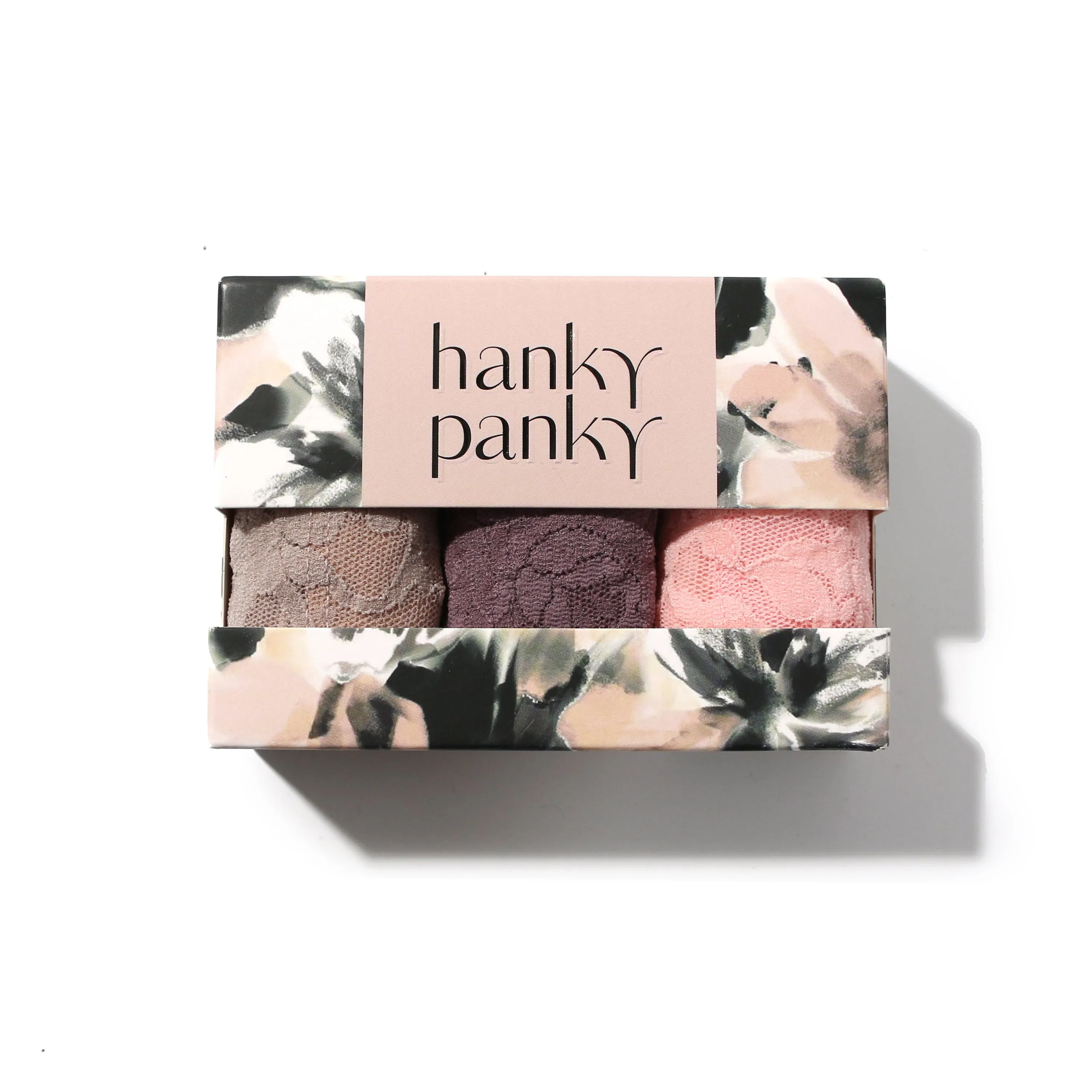 3 Pack Signature Lace Low Rise Thongs In Printed Box Sale sold by Hanky Panky product image thumbnail 3