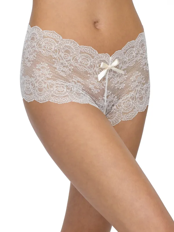 &oh™ Luxe Lace Crotchless Brief sold by Hanky Panky