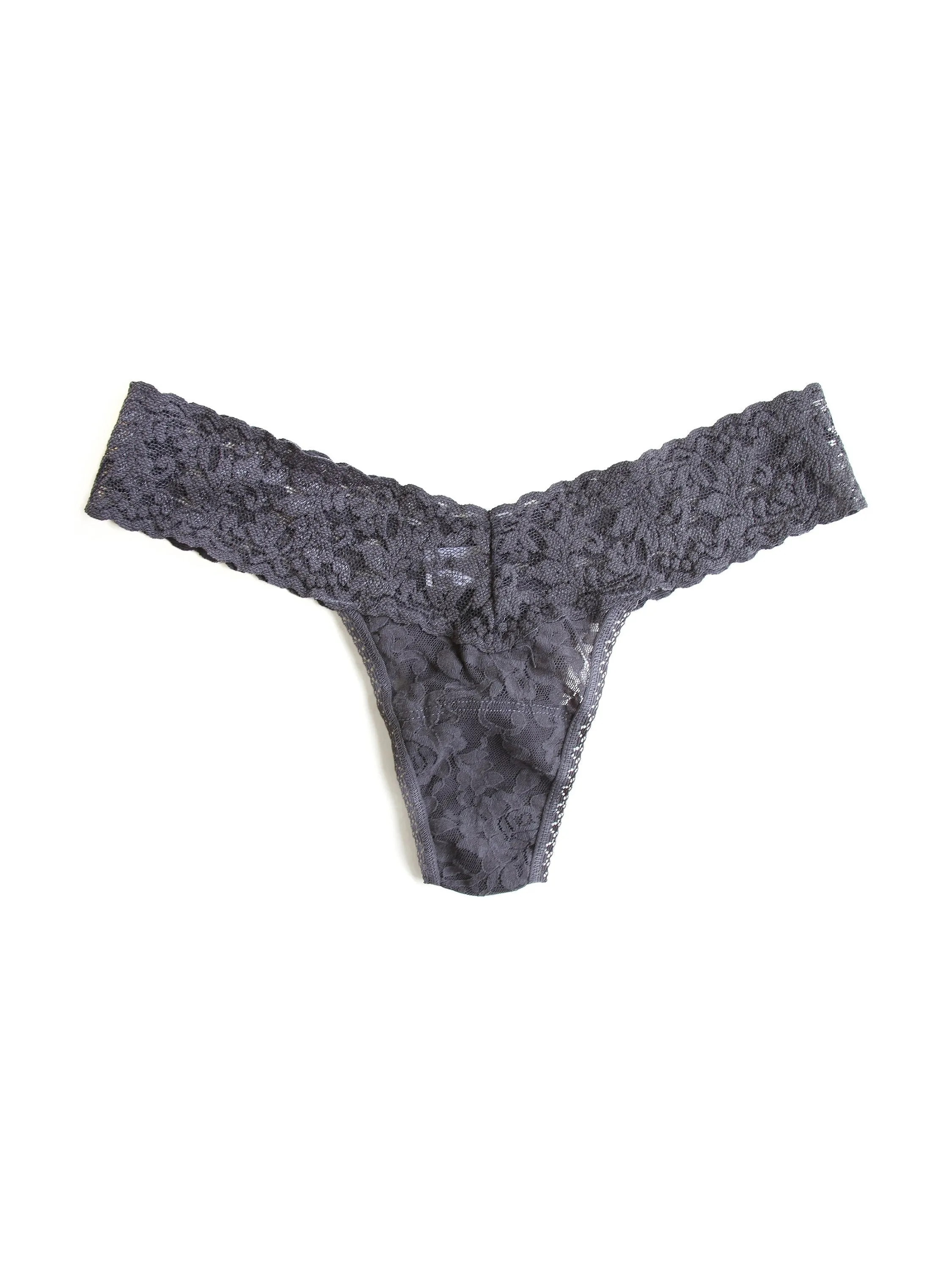 Signature Lace® Low Rise Thong Granite Grey sold by Hanky Panky product image thumbnail 2