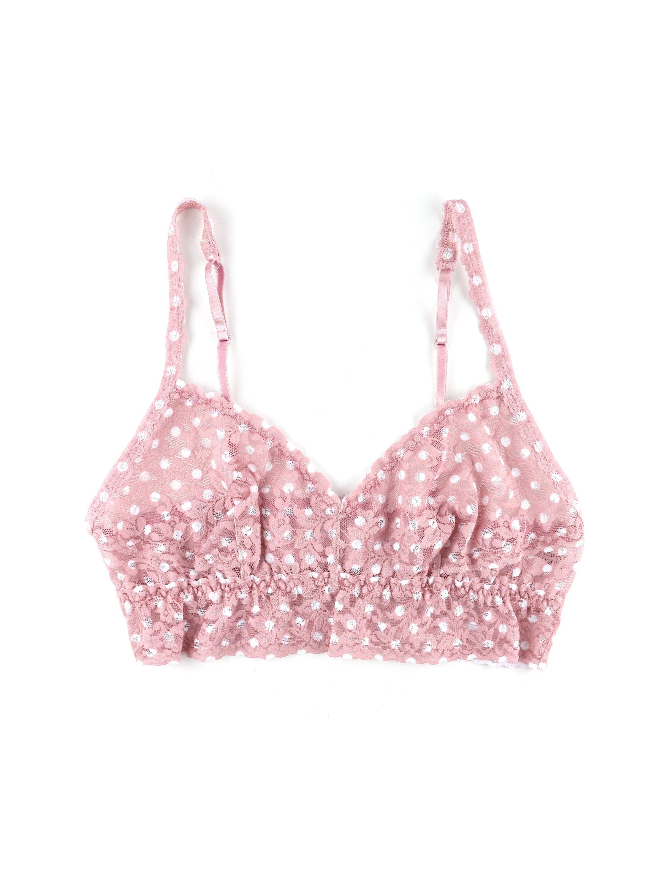 Printed V-Neck Retro Lace Bralette Sale sold by Hanky Panky product image thumbnail 4