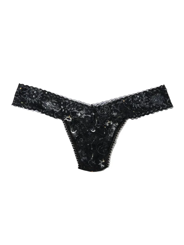 Printed Daily Lace™ Low Rise Thong Constellation Sale sold by Hanky Panky