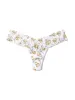 Petite Size Printed Signature Lace Thong Forever Gold Sale sold by Hanky Panky