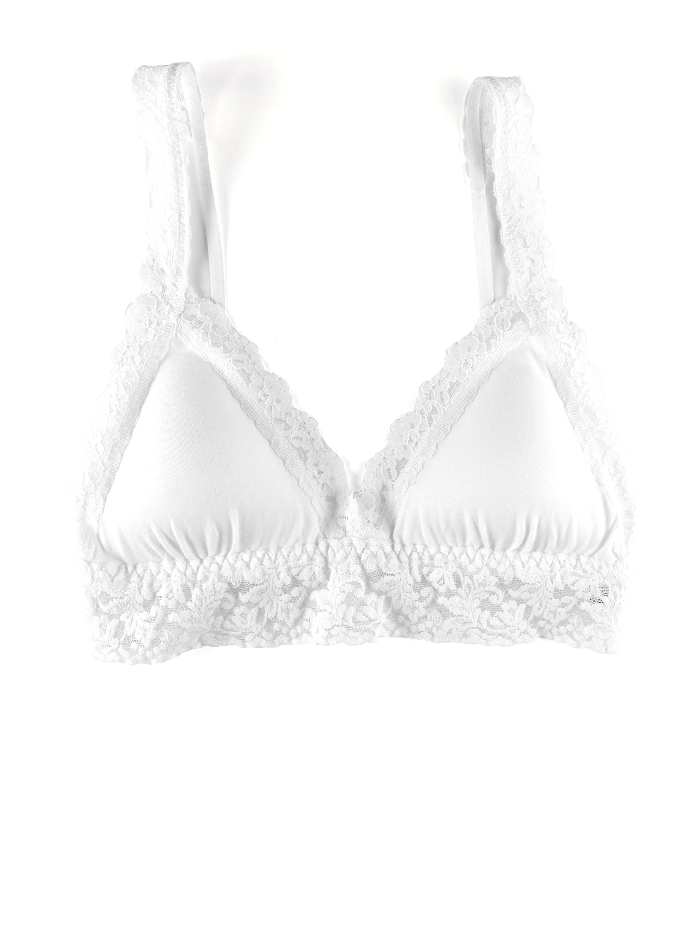 Supima® Cotton Padded Bralette White Sale sold by Hanky Panky