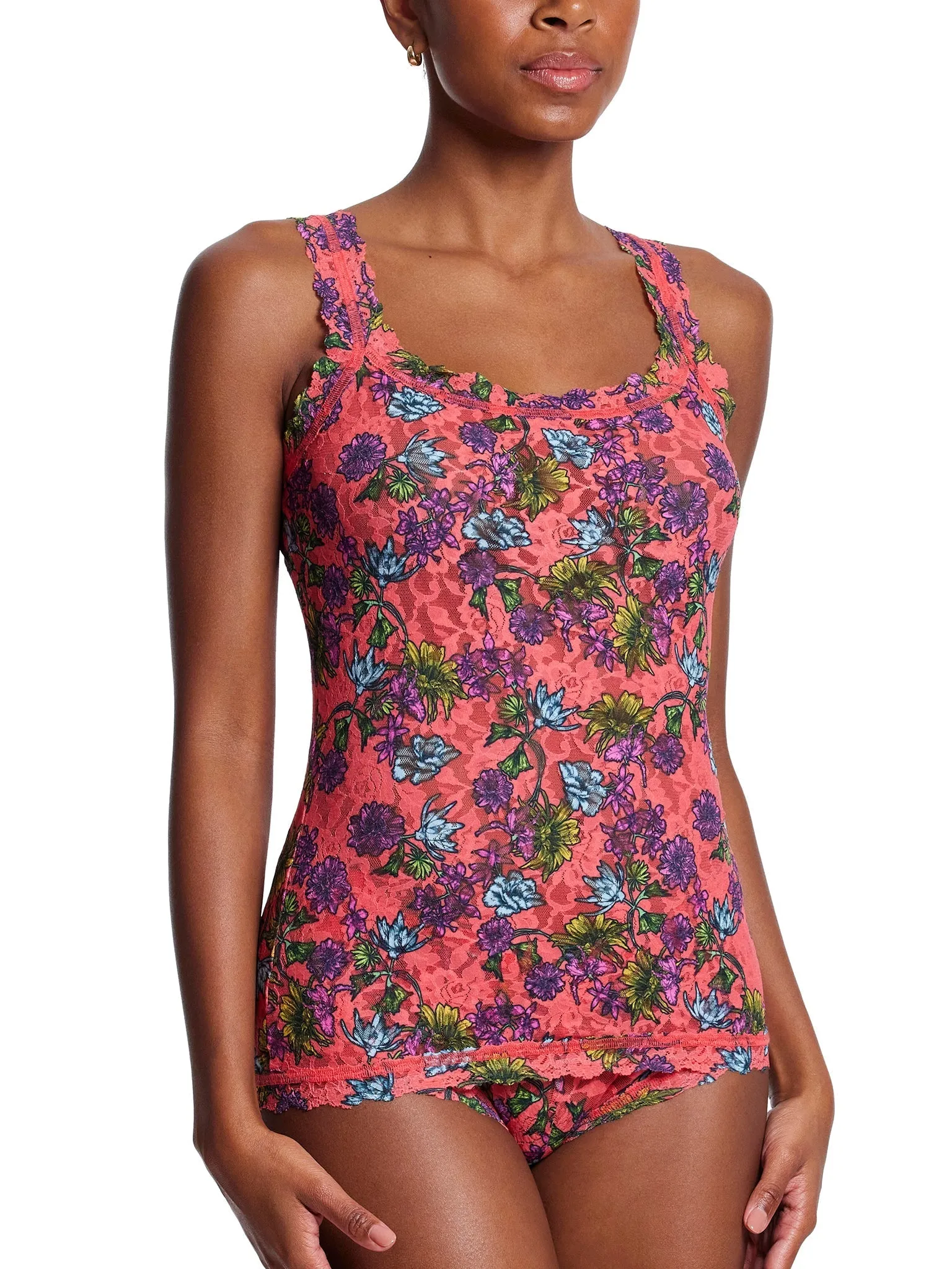 Printed Signature Lace Classic Cami Wonderland Blooms Sale sold by Hanky Panky