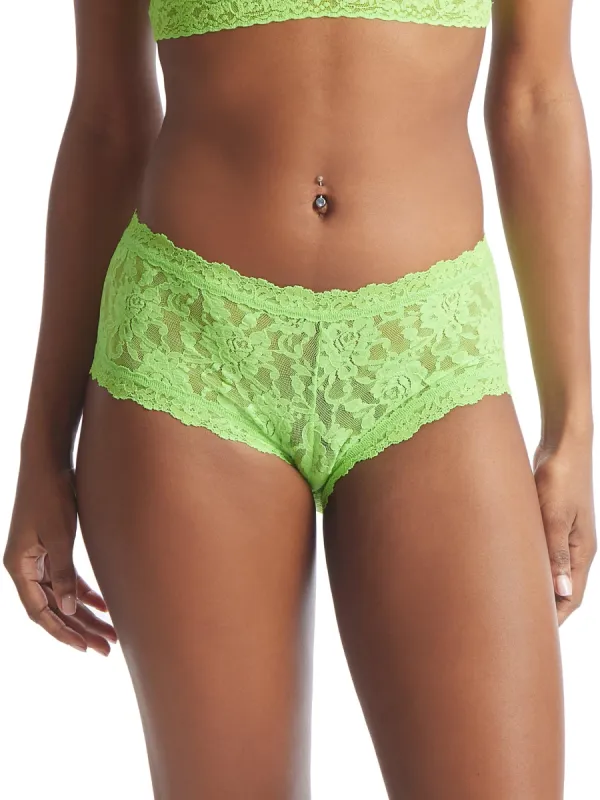 Signature Lace Boyshort Lush Green Sale sold by Hanky Panky