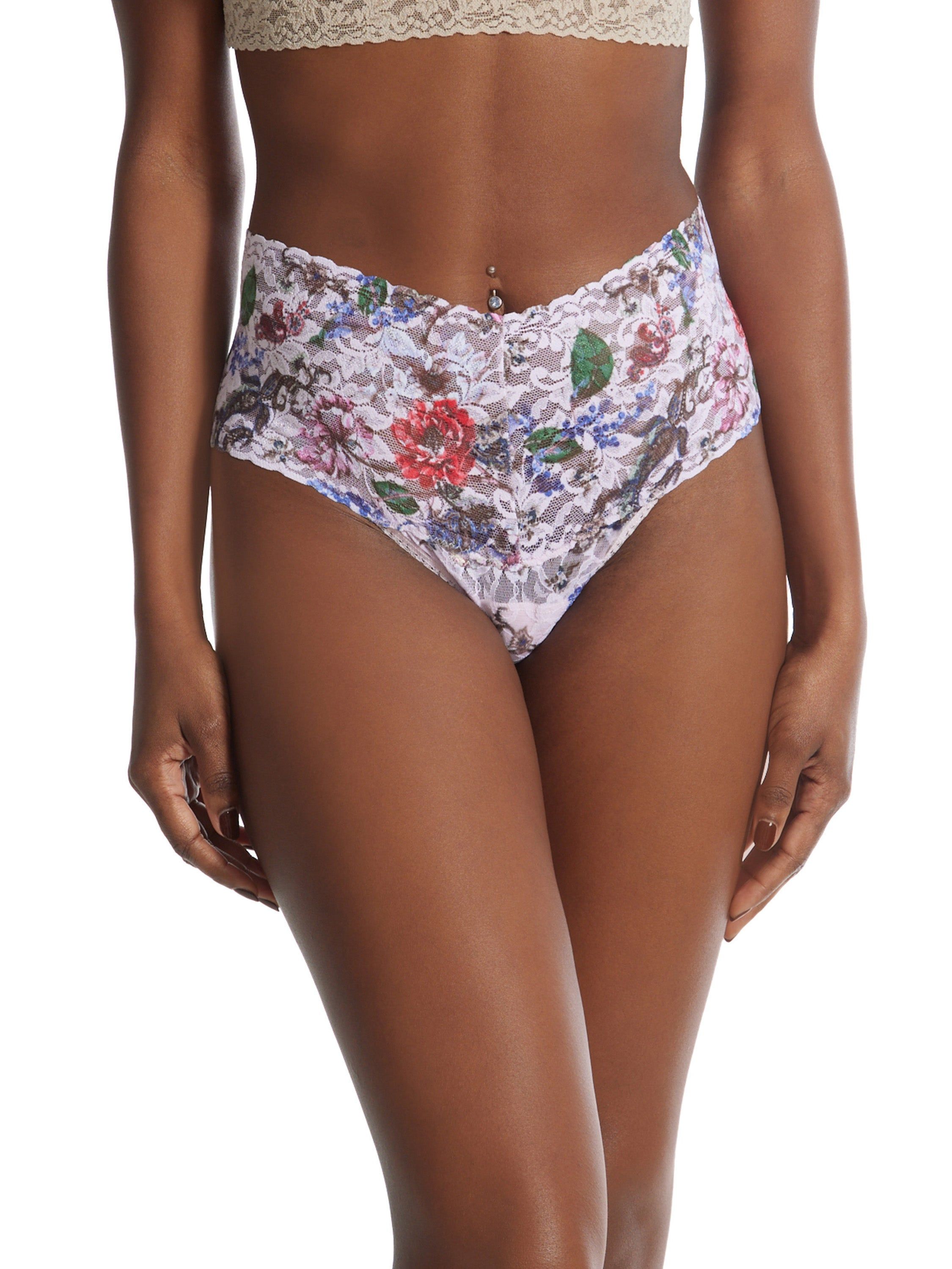 Printed Retro Lace Thong Sale sold by Hanky Panky product image thumbnail 2