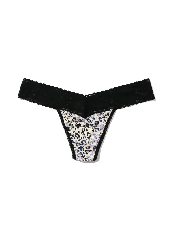 Printed DreamEase® Low Rise Thong Spotted sold by Hanky Panky