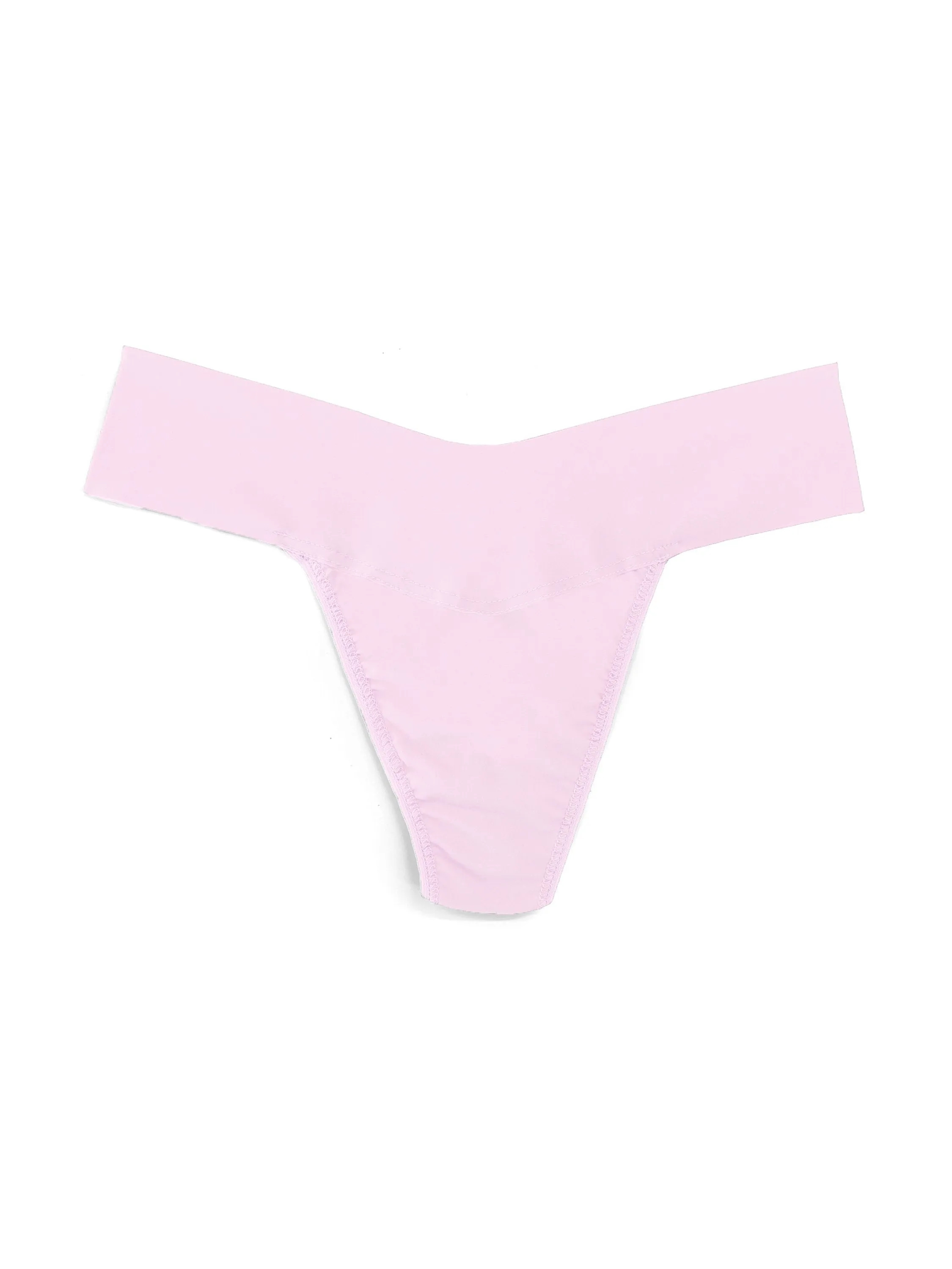 BreatheSoft™ Natural Rise Thong Bliss Pink sold by Hanky Panky