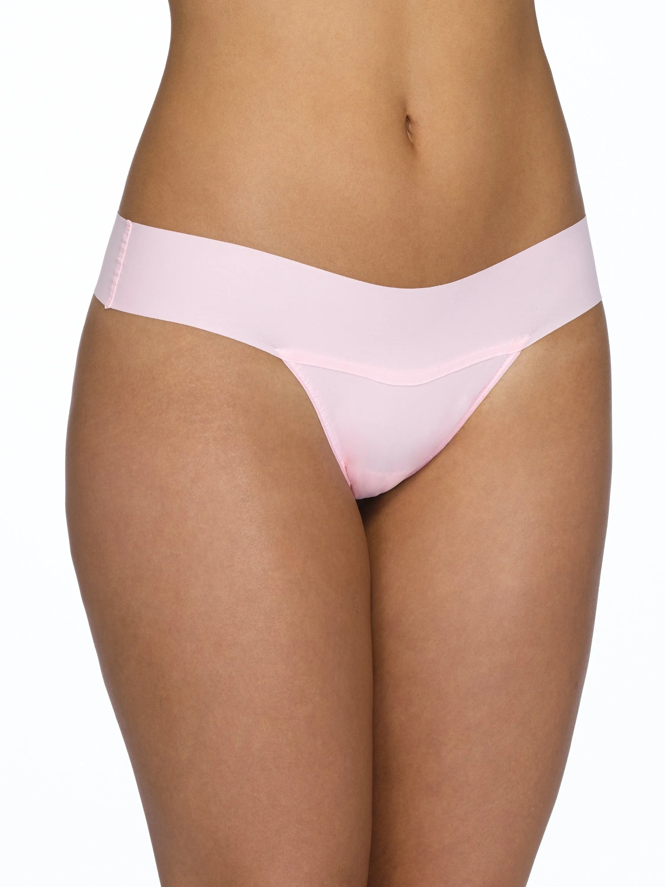 BreatheSoft™ Natural Rise Thong Bliss Pink sold by Hanky Panky product image thumbnail 2
