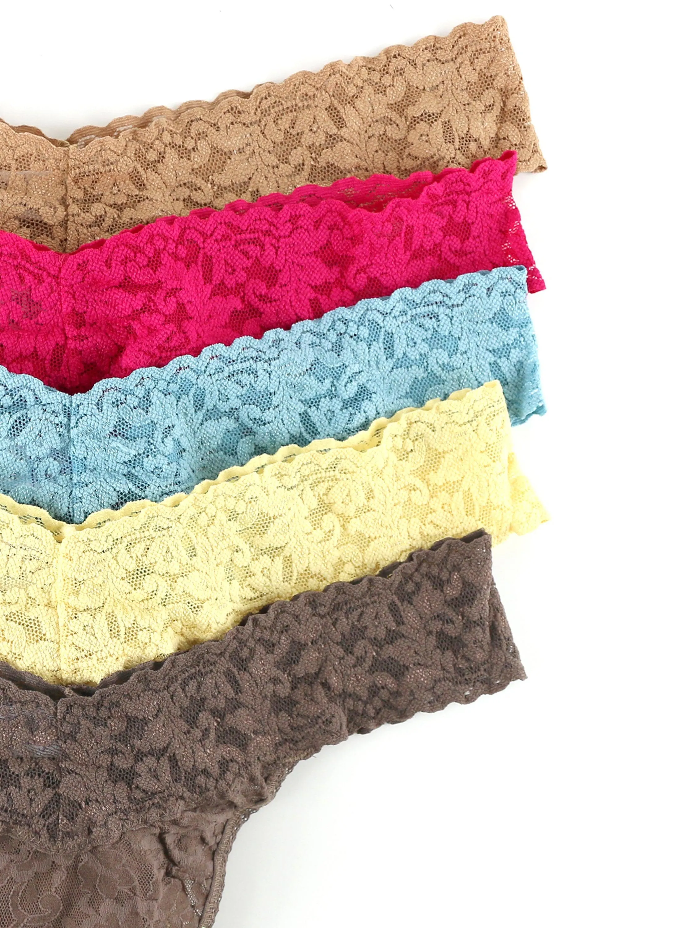 5 Pack Signature Lace Original Rise Thongs sold by Hanky Panky product image thumbnail 2