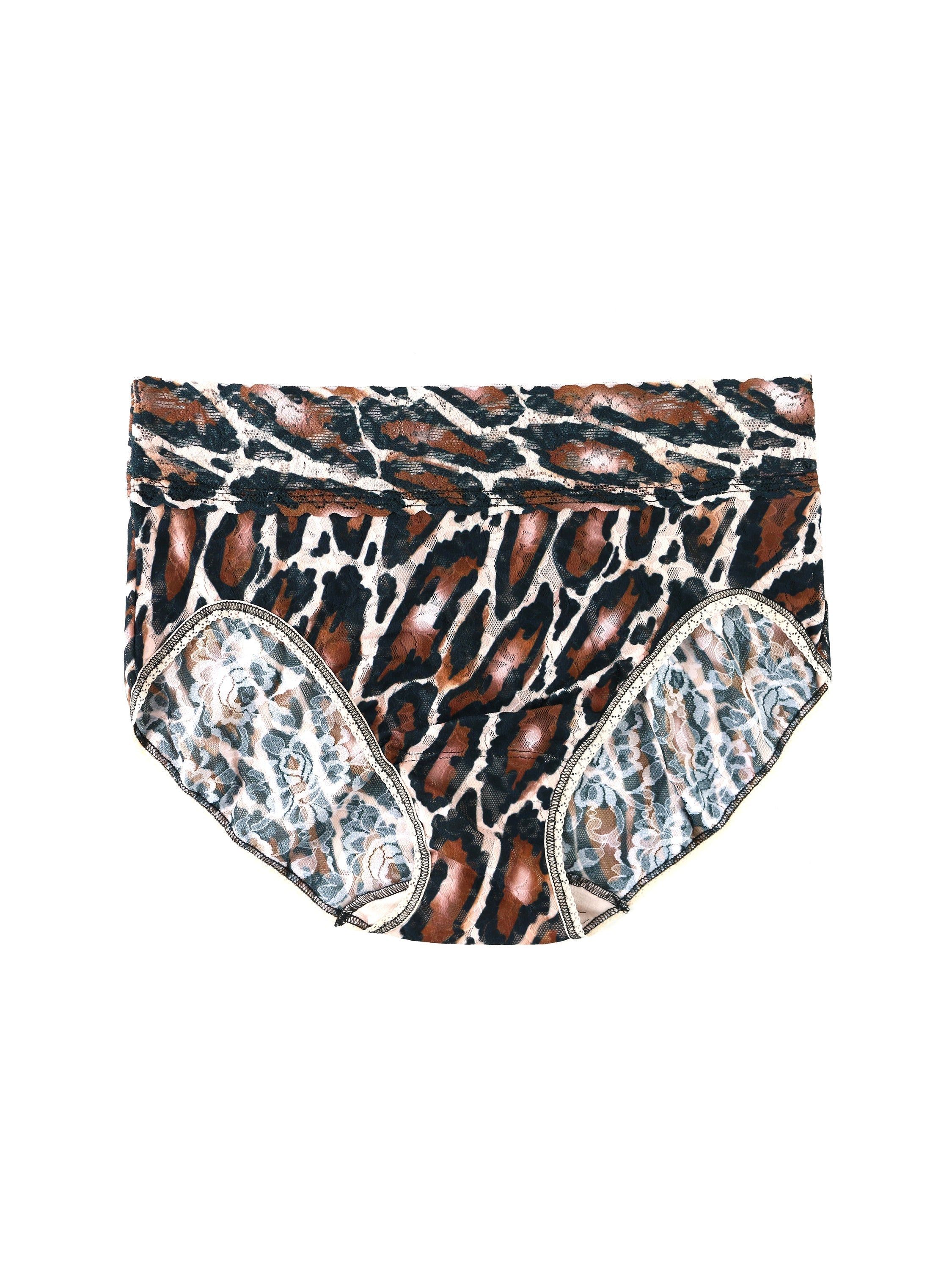 Printed Signature Lace French Brief Natural Rythm Sale sold by Hanky Panky
