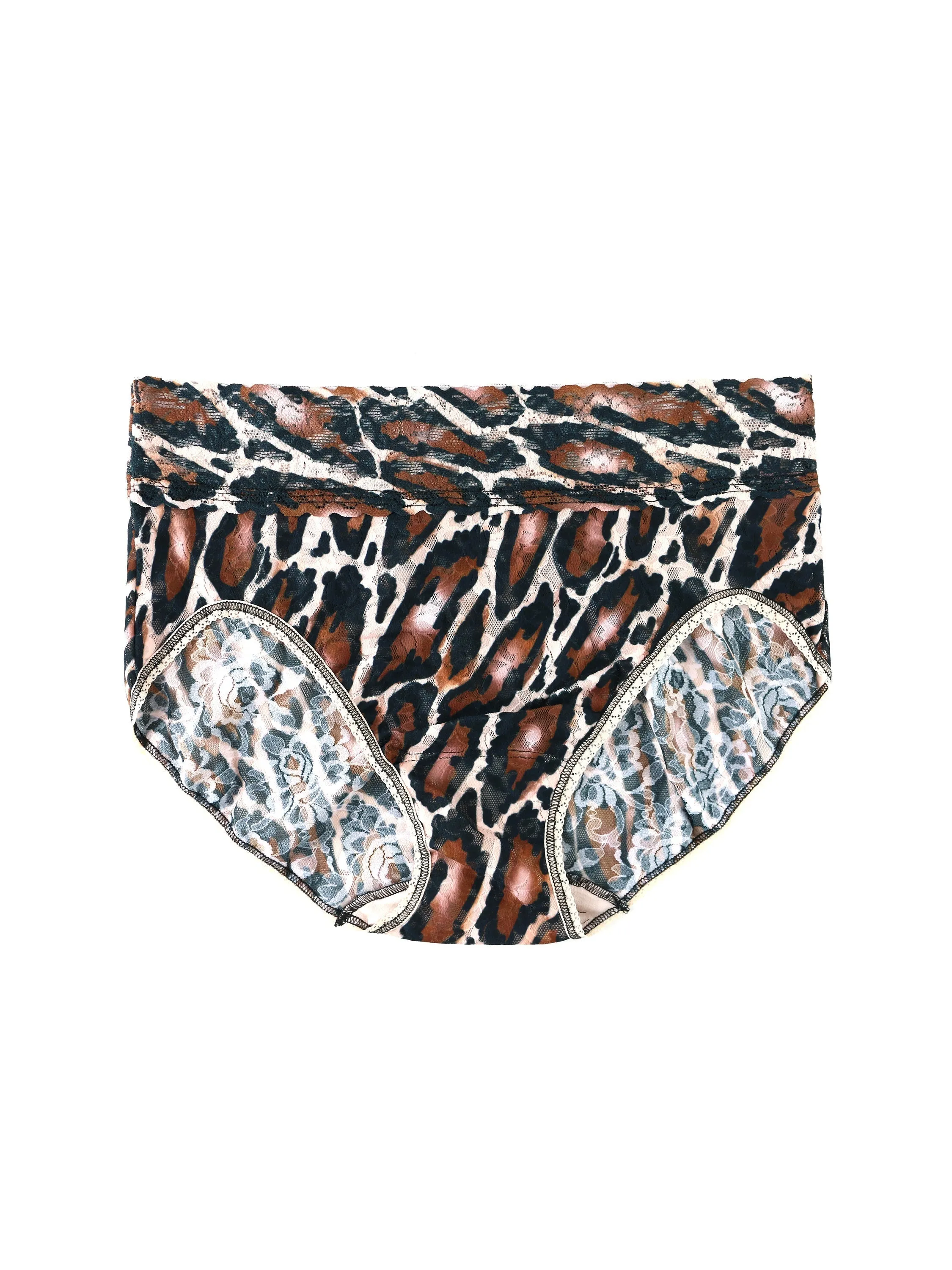 Printed Signature Lace French Brief Natural Rhythm sold by Hanky Panky product image thumbnail 3
